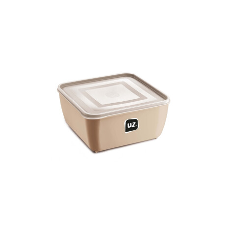 Pote multiuso cuadrado 5lts CAPPUCCINO