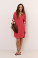VESTIDO LINO POLO CORAL