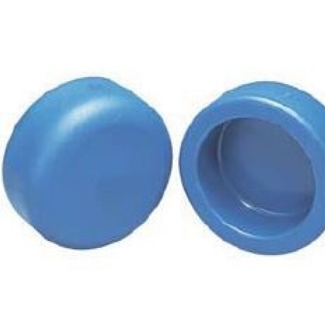 Tapa Termofusion 50mm Azul . Tapa Termofusion 50mm Azul .