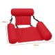 Silla Hamaca Inflable Piscina 100 X 120 Cm Rojo