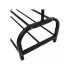 Perchero Para Ropa Con Doble Estante y ganchos de Metal Organizador zapatero Imback Color Negro Perchero Para Ropa Con Doble Estante y ganchos de Metal Organizador zapatero Imback Color Negro