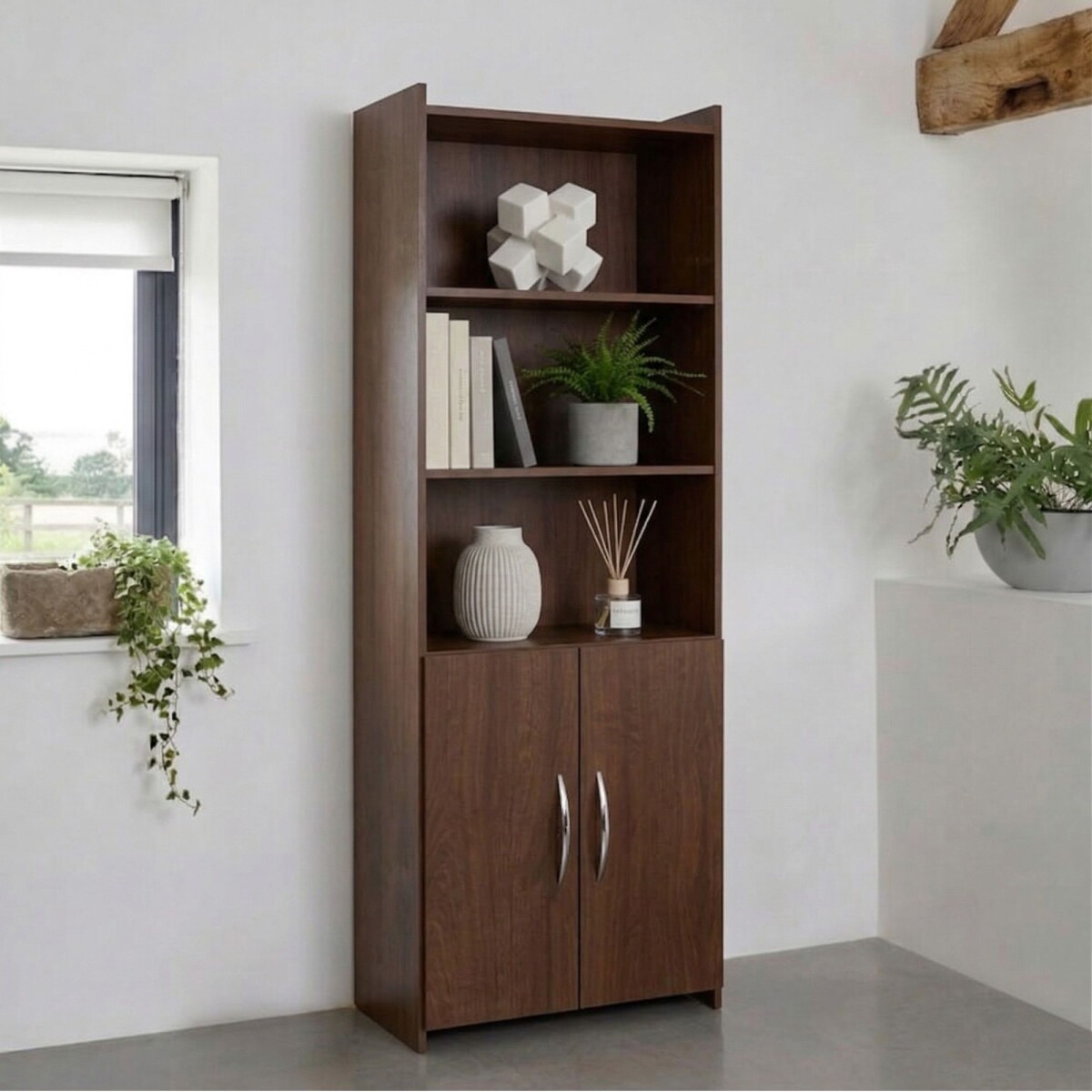 Biblioteca con puertas - Tabaco 