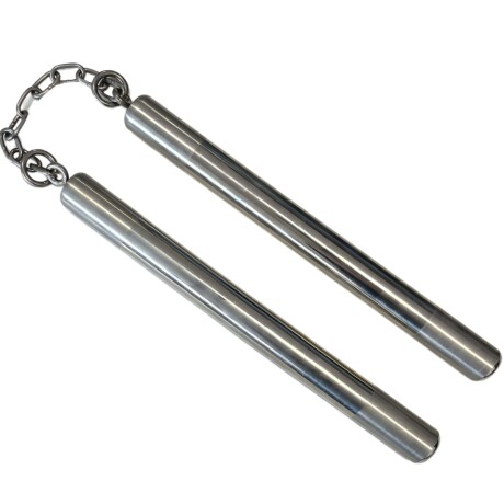 Nunchaku de acero inoxidable, 27cm Nunchaku de acero inoxidable, 27cm
