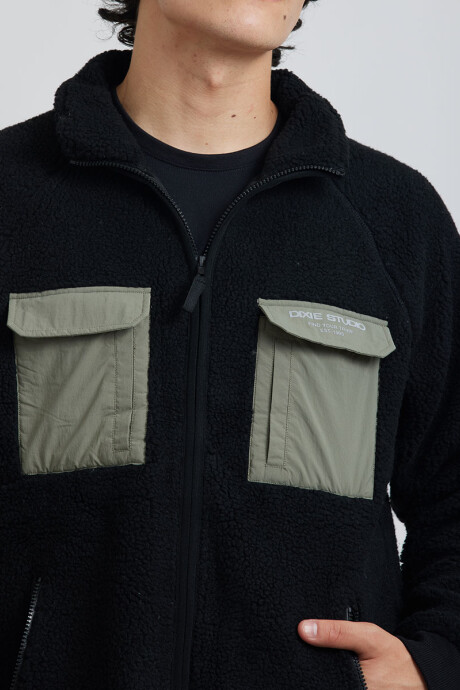 CAMPERA KEIRAN ( SHERPA ) DIXIE Negro