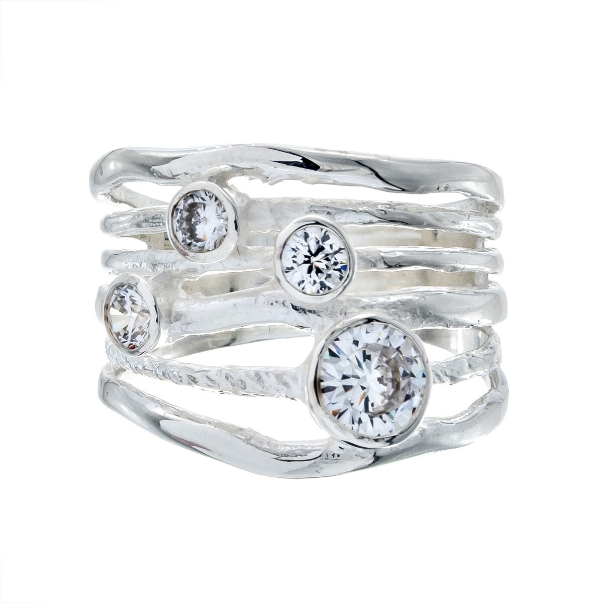 Anillo de plata 925, LINEAS DE LA VIDA. 