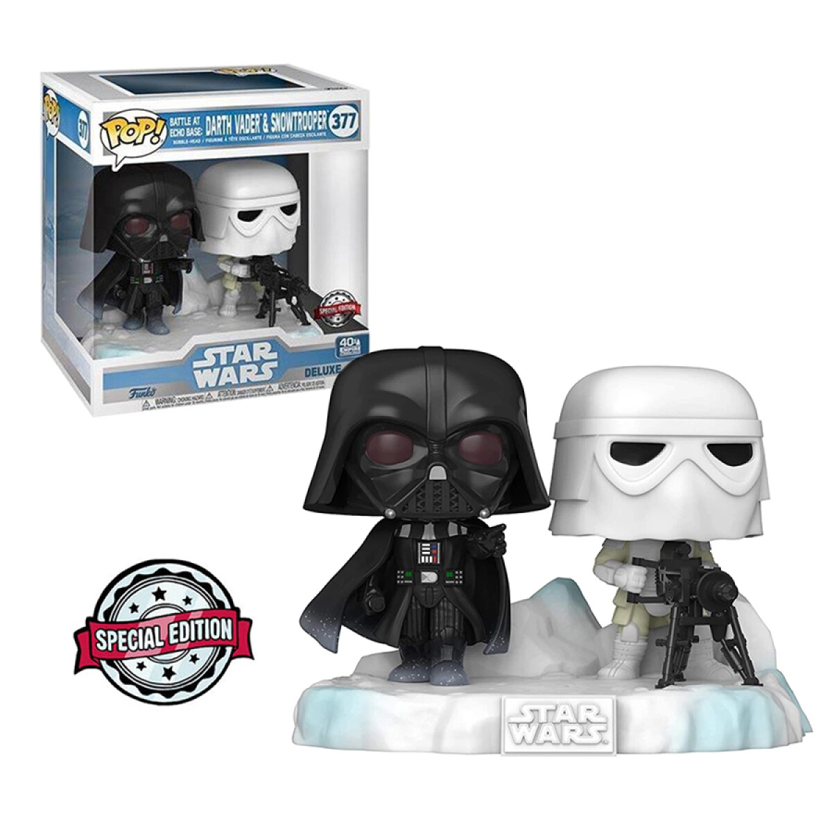 Darth Vader & Snowtrooper Star Wars [Exclusivo Deluxe Dual Pack] - 377 