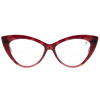 Lentes De Sol Otica Cat - Mujer Rojo Espejado/rojo Espejado