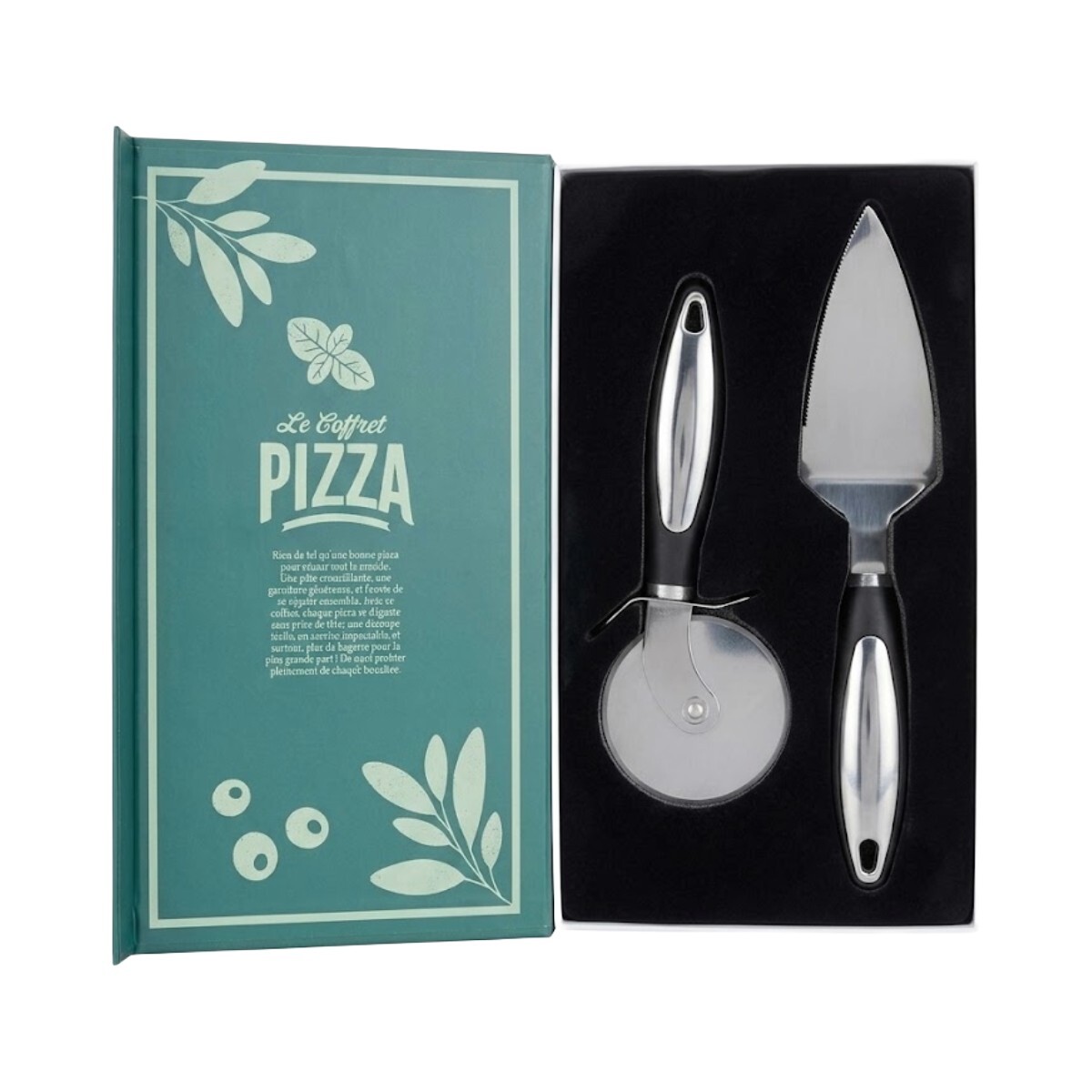 SET CUBIERTO P/PIZZA C/ESTUCHE 2PZAS 