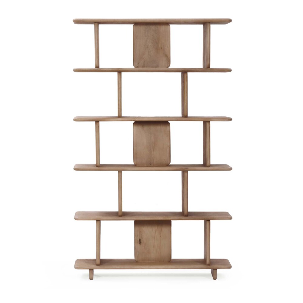 BIBLIOTECA MADERA-DE-MANGO NATURAL-BEIGE EMILIO NATURAL