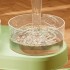 Plato 2 en 1 Mascota Fuente Agua Comedero Bebedero Electrico Variante Color Crema