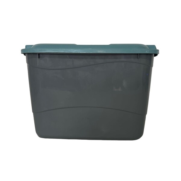 Caja Organizadora rectangular mediana de plástico con trabas - RAINHA Caja Organizadora rectangular mediana de plástico con trabas - RAINHA