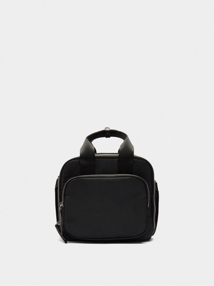 Bolsa Porta-Alimentos De Nylon - negro 