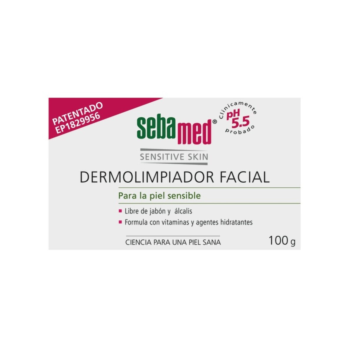 Sebamed dermolimpiador facial para piel sensible 100 g 