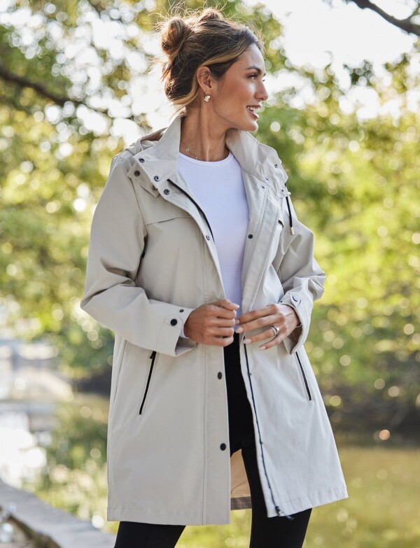 Gabardina Water Repellent BEIGE CLARO