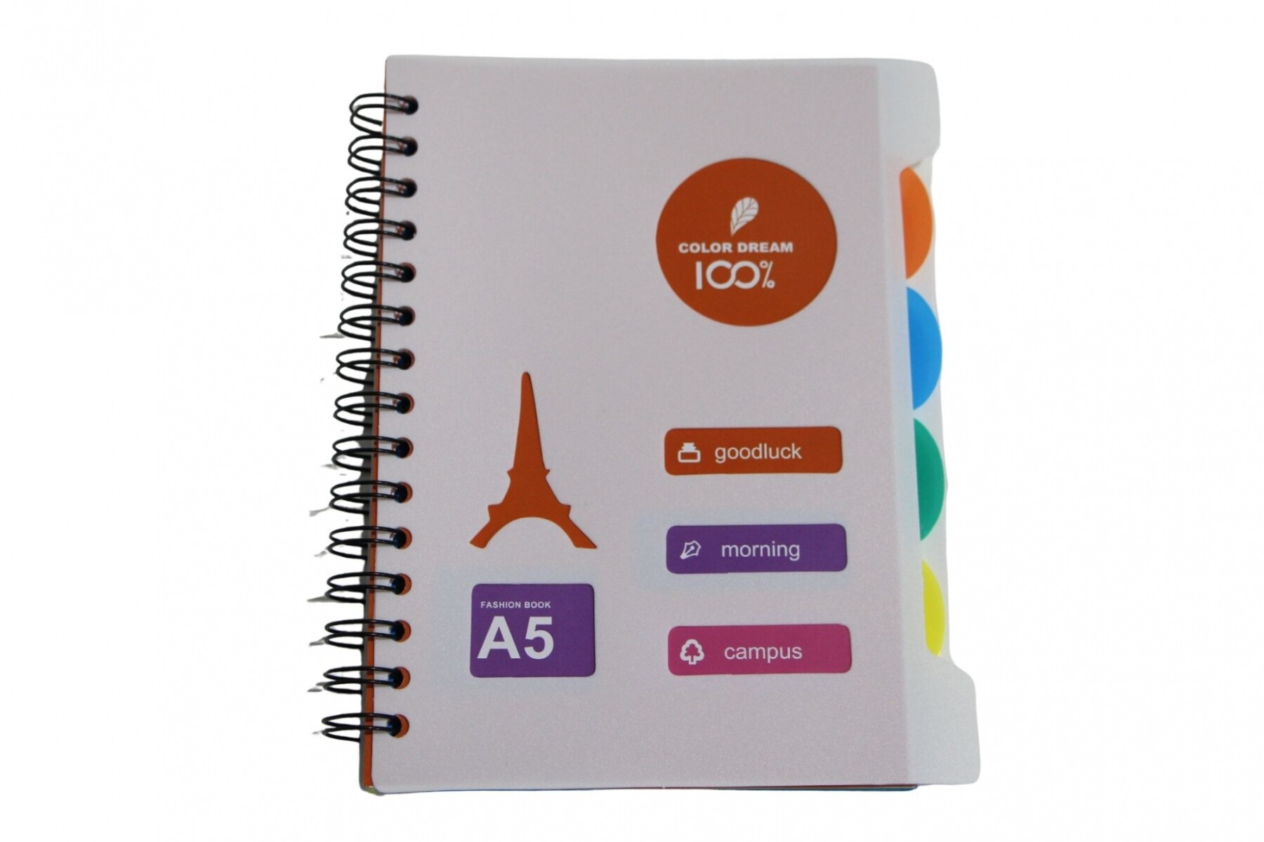 CUADERNO A5 22KPP TAMAÑO 15X21 - COLOR NARANJA 
