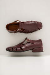 Sandalia Mary Jane Bordeaux