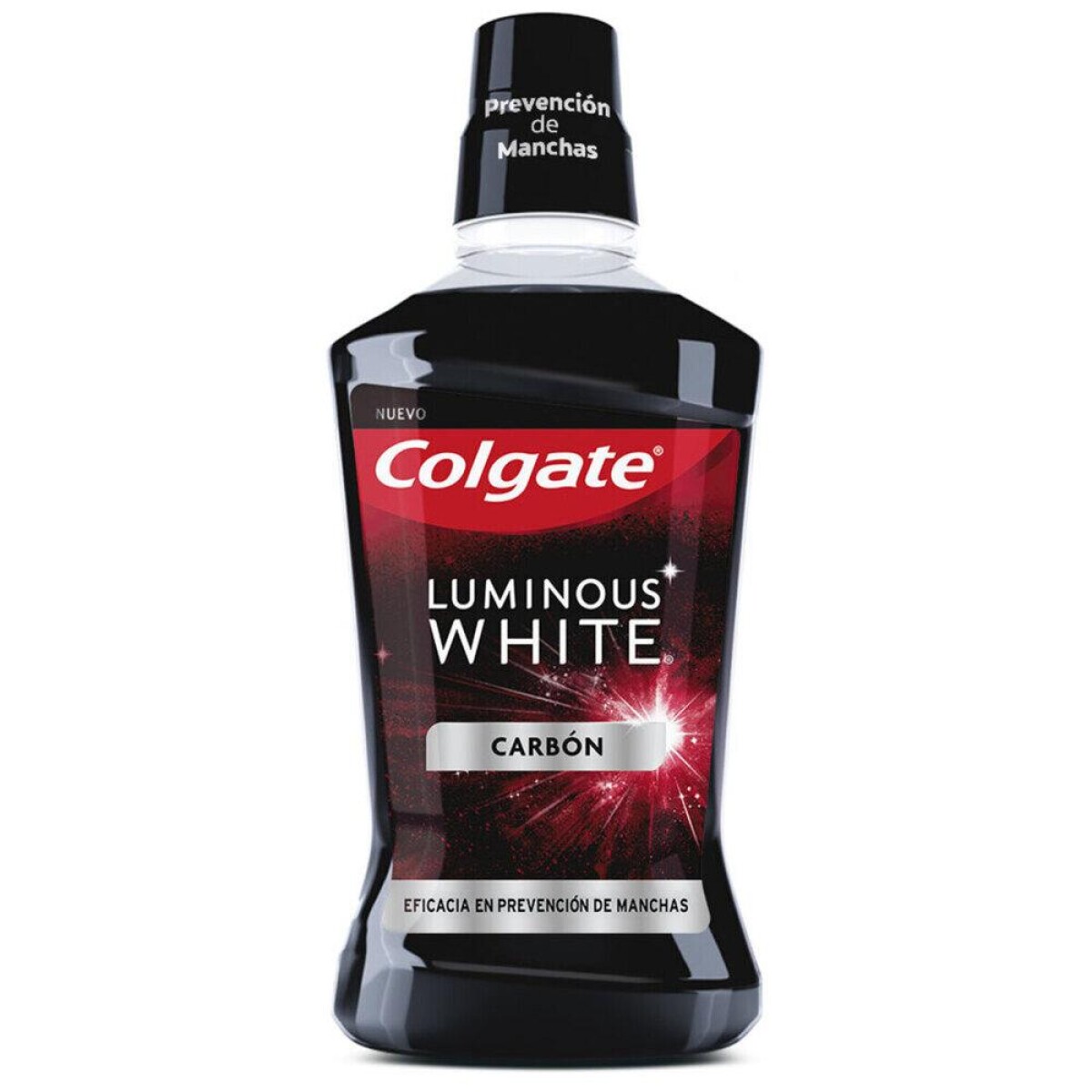 Enjuague Bucal Colgate Luminous White Con Carbon 500ml 