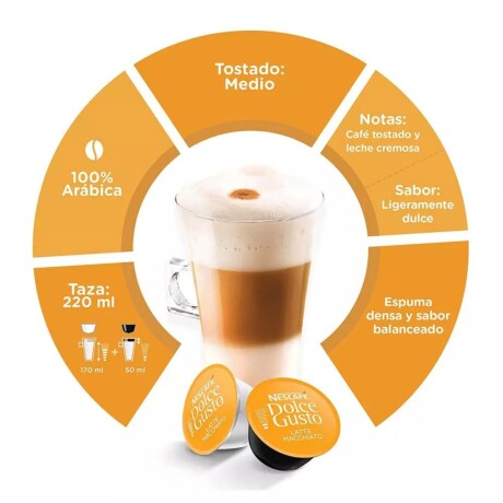 Cápsulas de Café Nescafé Dolce Gusto Latte Macchiato X10 001