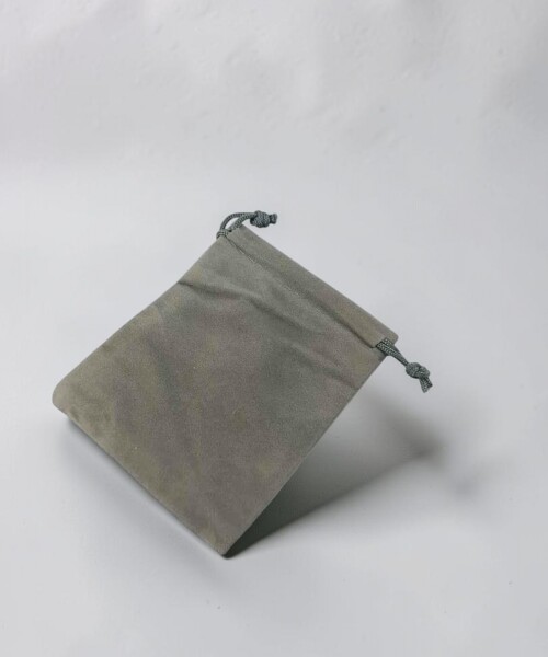 BOLSA DE GAMUZA 10X8 CM GRIS