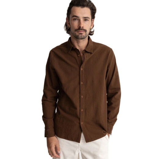 Camisa Rhythm Classic Linen Ls Shirt Camisa Rhythm Classic Linen Ls Shirt