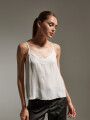 Musculosa Esqueiara Marfil / Off White