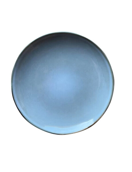 PLATO DE POSTRE CERAMICA D22CM GLAZE CELESTE PLATO DE POSTRE CERAMICA D22CM GLAZE CELESTE