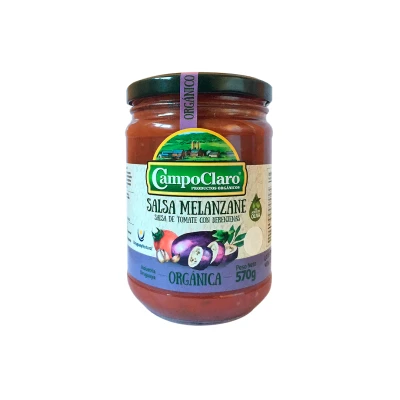 Salsa Melanzane Organica Campo Claro 570g Salsa Campo Claro Melanzane