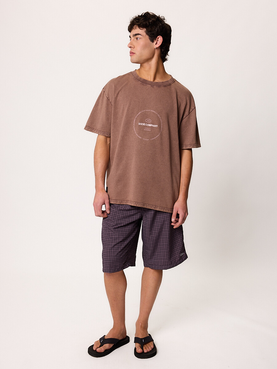 T-SHIRT M/C GURRO DIXIE Tabaco