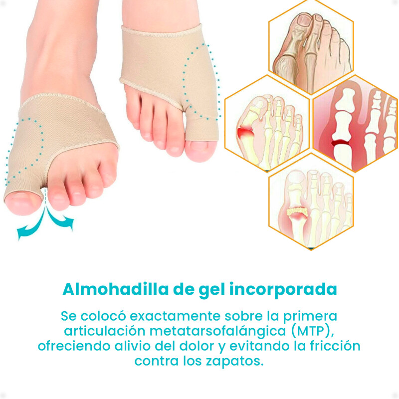 Protector Corrector De Juanetes OrtopÃ©dico Gel Silicona Par Protector Corrector De Juanetes OrtopÃ©dico Gel Silicona Par