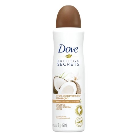 Antitranspirante en Aerosol Dove Femenino Coco 150 ml Antitranspirante en Aerosol Dove Femenino Coco 150 ml
