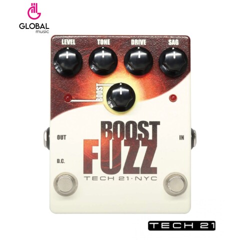 PEDAL DE EFECTO TECH21 ANALOG FUZZ W/ CLEAN BOOST PEDAL DE EFECTO TECH21 ANALOG FUZZ W/ CLEAN BOOST