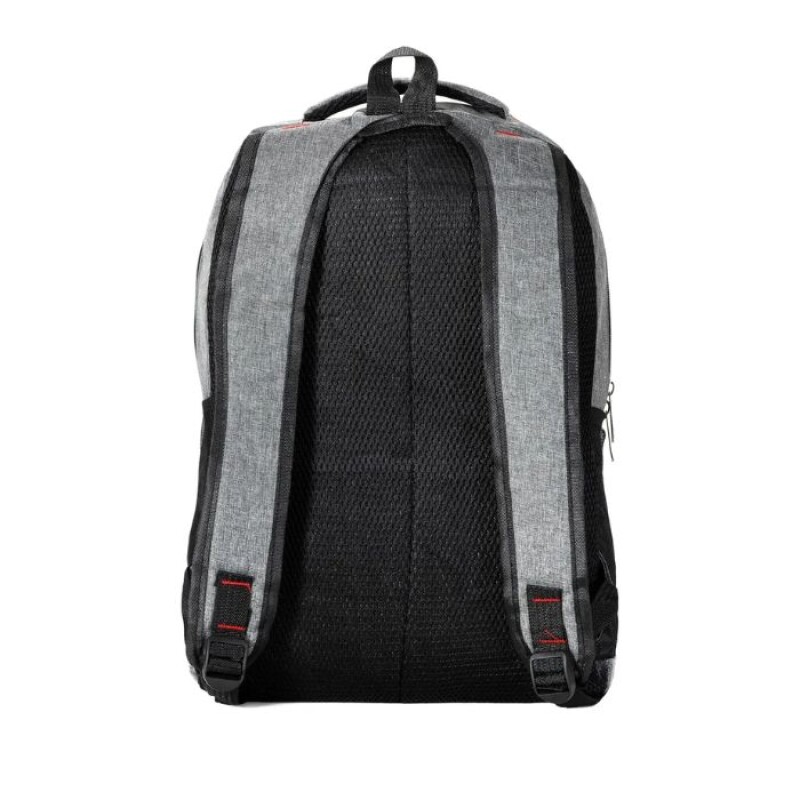 Mochila Liceal Urbana 3 Cierres GRIS
