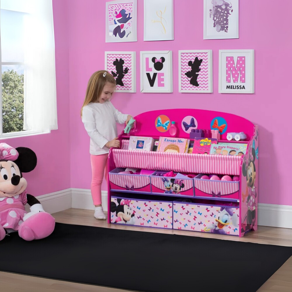 Organizador De Libros Y Juguetes - Disney Minnie Organizador De Libros Y Juguetes - Disney Minnie