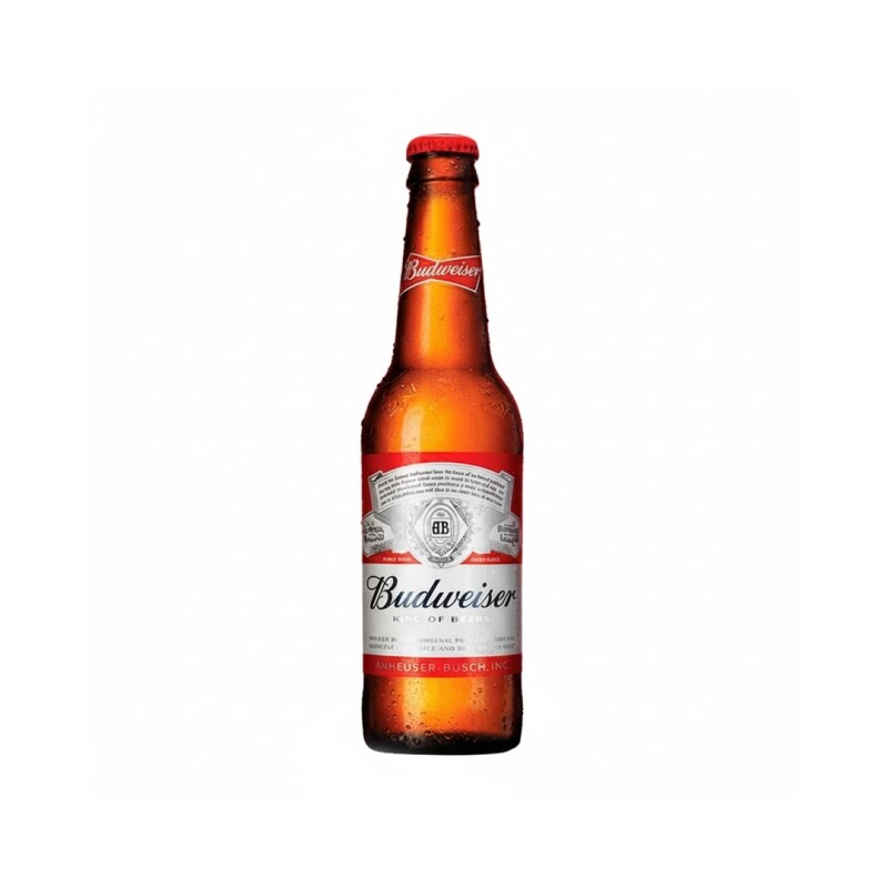 CERVEZA BUDWEISER 355ML BOTELLA Cerveza Budweiser 355ml Botella