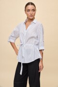 CAMISA MORNING Blanco/Azul