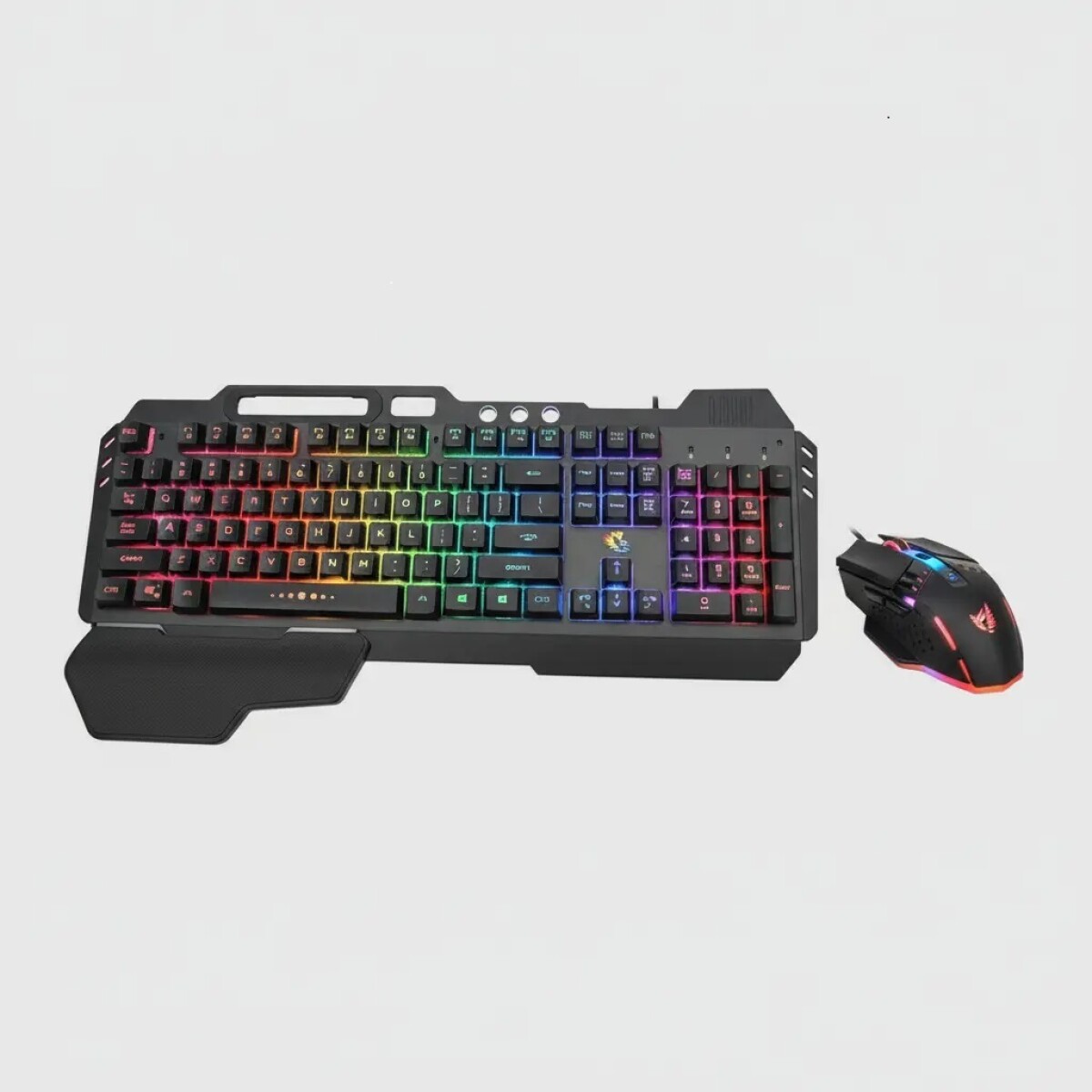 Kit Teclado + Mouse Rgb Gamer 