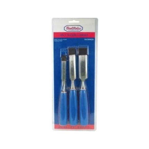 Formon juego de 3 piezas 1/2"-3/4"-1" Formon Juego De 3 Piezas 1/2"-3/4"-1"