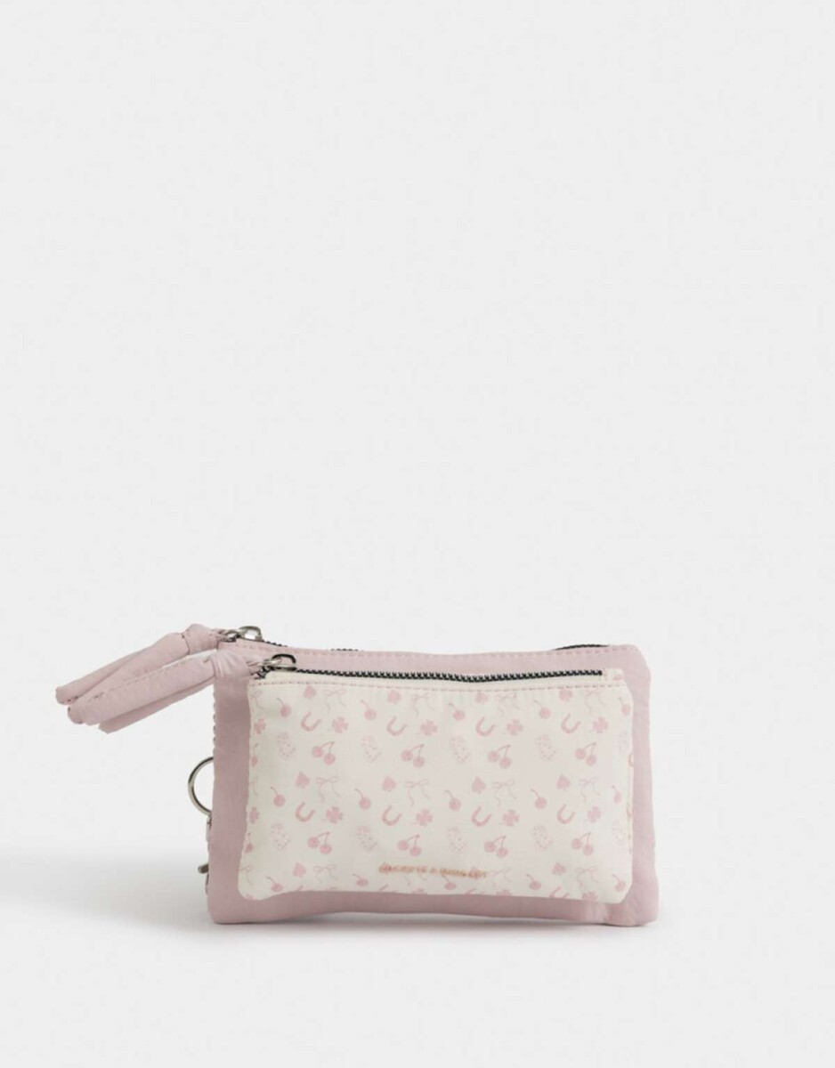 Monedero Cuerina Bicolor - Combinacion Bicolor 