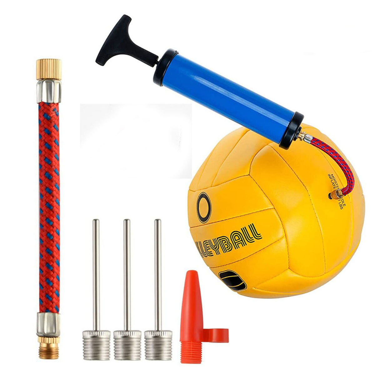 Set Repuesto Pinchos Inflador P/ Pelotas Y Bicicleta 