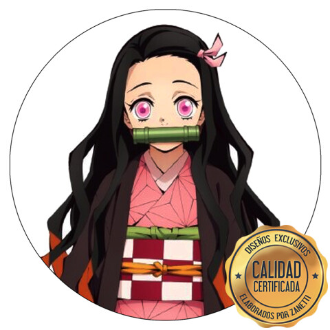 Lámina Demon Slayer Nezuko Red.