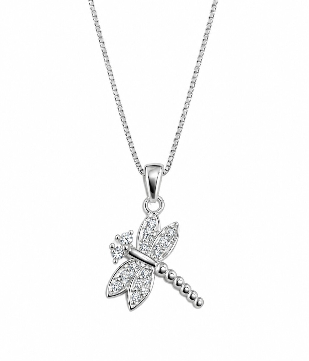 Cadena con colgante libélula 