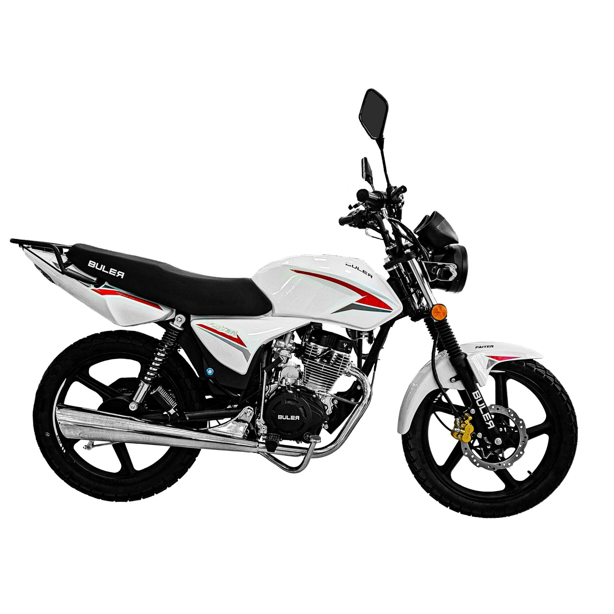 Мотоцикл Buler Faiter SE 150cc, литые диски, белый