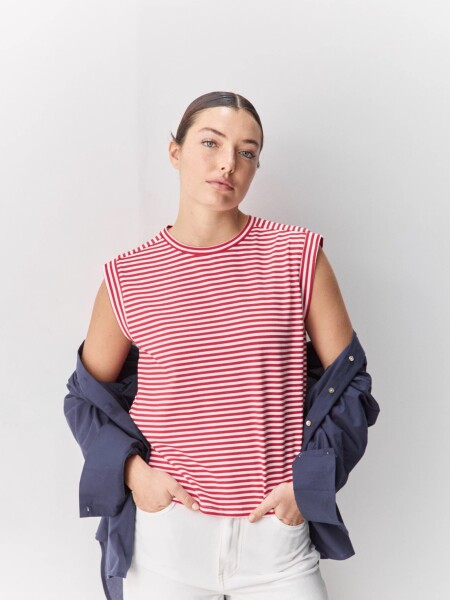T-SHIRT ALLIE ALBIZI ROJO