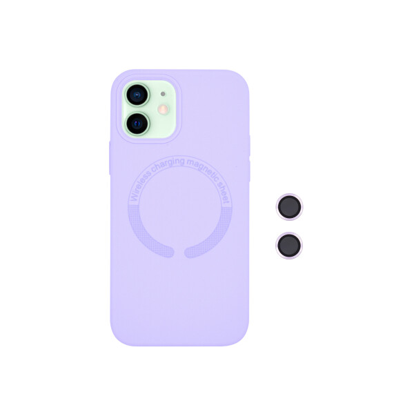 Protector para iPhone 12 MagSafe prot. cámara lila Protector Para Iphone 12 Magsafe Prot. Cámara Lila
