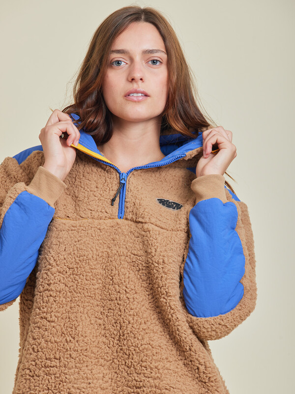 CANGURO S/C ELLES ( SHERPA ) RUSTY Caramelo
