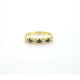 Anillo En Oro 18K Con Brillantes Y Zafiros. Engarce 4 Puntas Anillo En Oro 18K Con Brillantes Y Zafiros. Engarce 4 Puntas