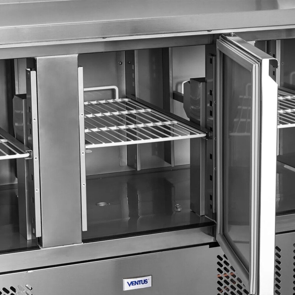 Heladera Bajo Mesada 370 Litros con Topinera 3 Puertas Heladera Bajo Mesada 370 Litros con Topinera 3 Puertas