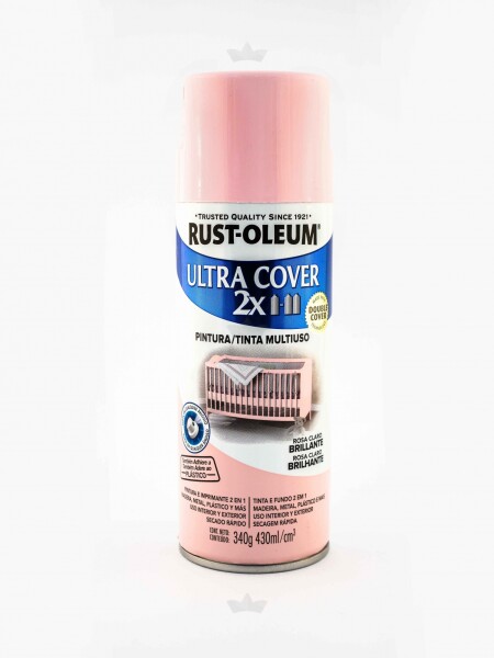 AEROSOL ULTRA COVER 2X ROSA CLARO BRILLANTE- 340 GRS. N/A