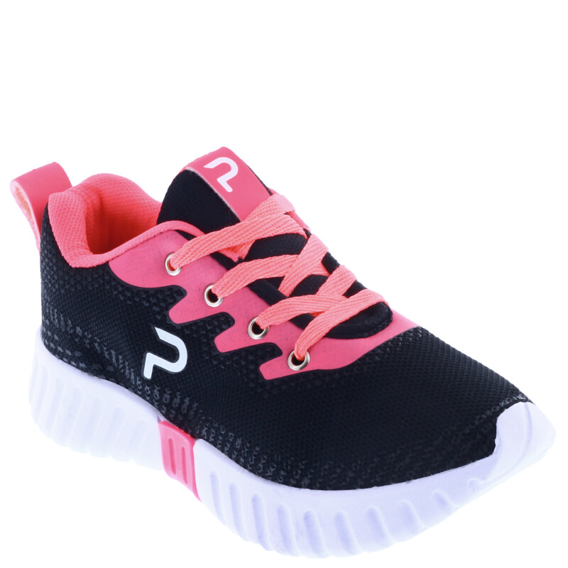 Championes Infantiles PUSH Negro - Rosado