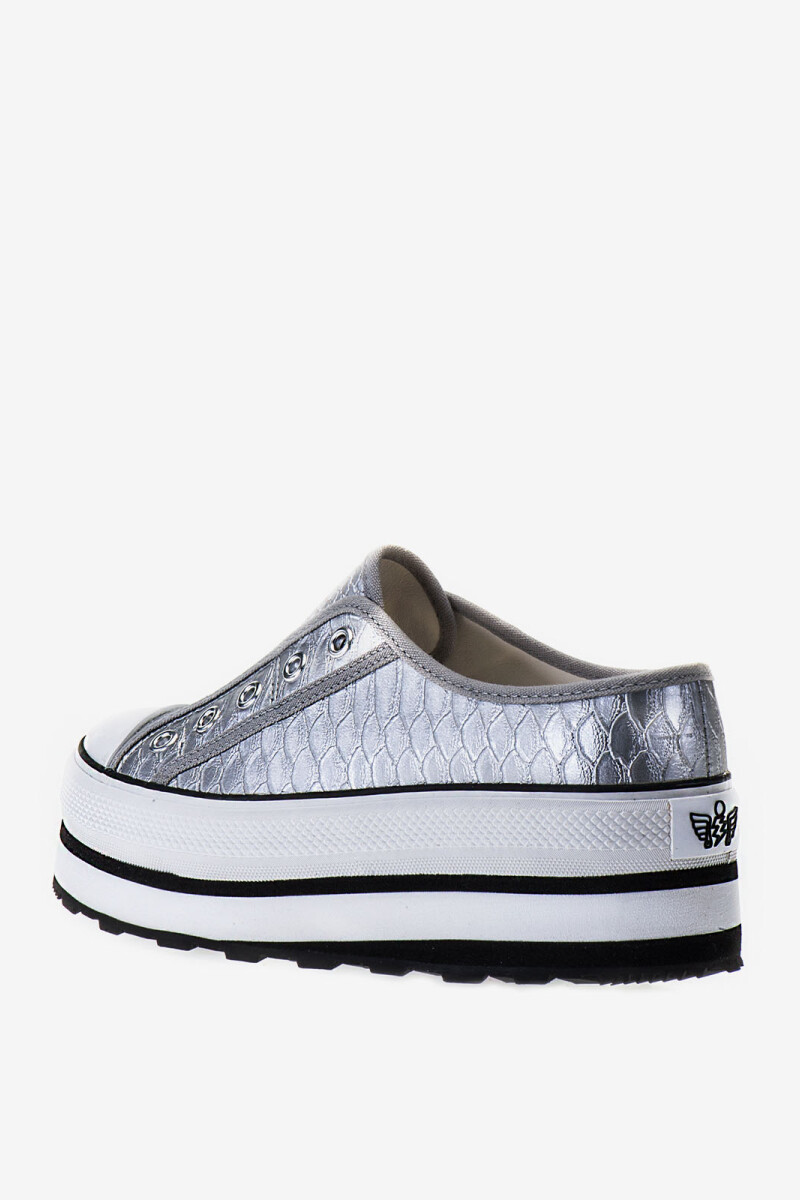 ZAPATILLA OLD SCHOOL - SLIPPER Plata